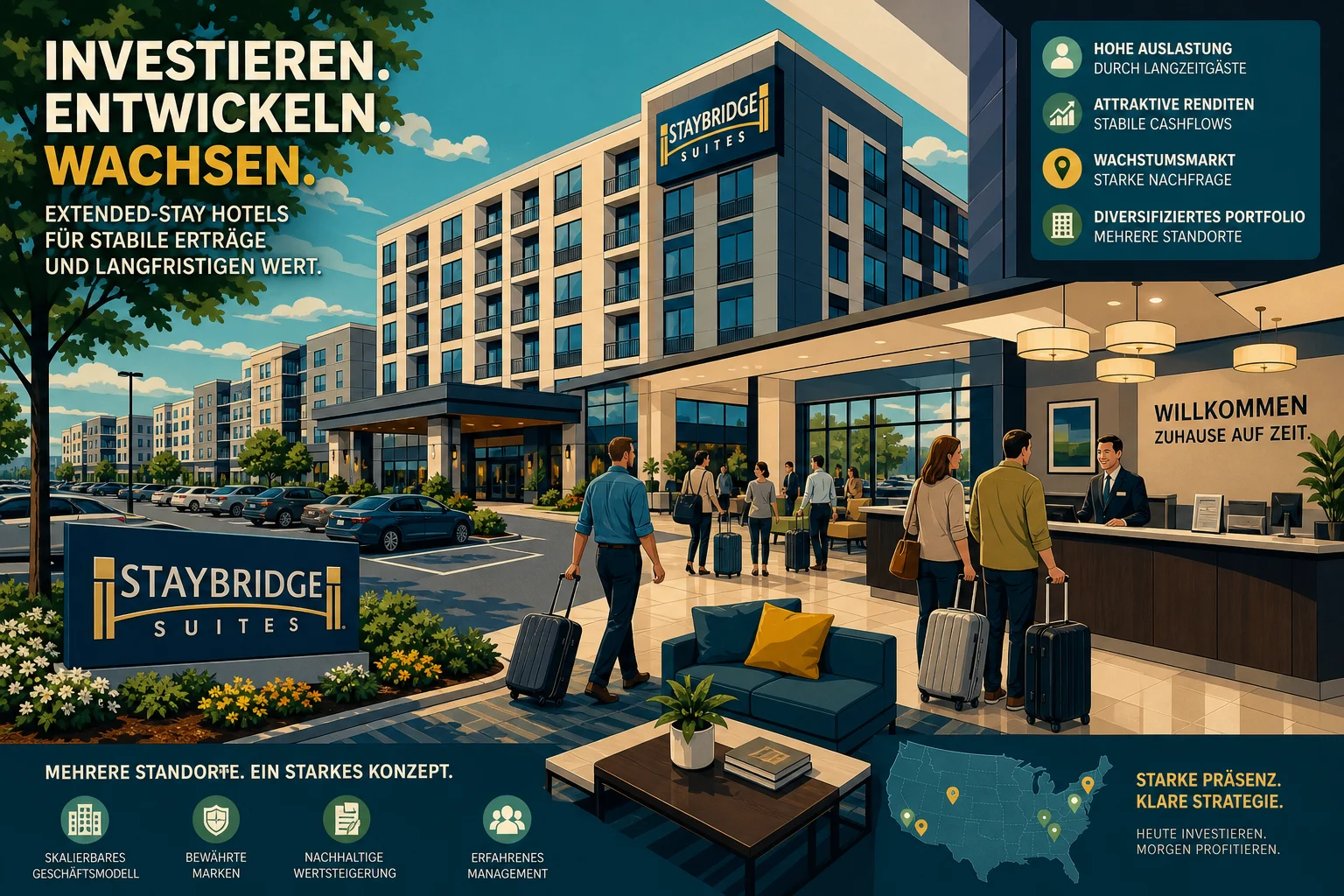 Noble kauft 149 Hotels für Extended Stay