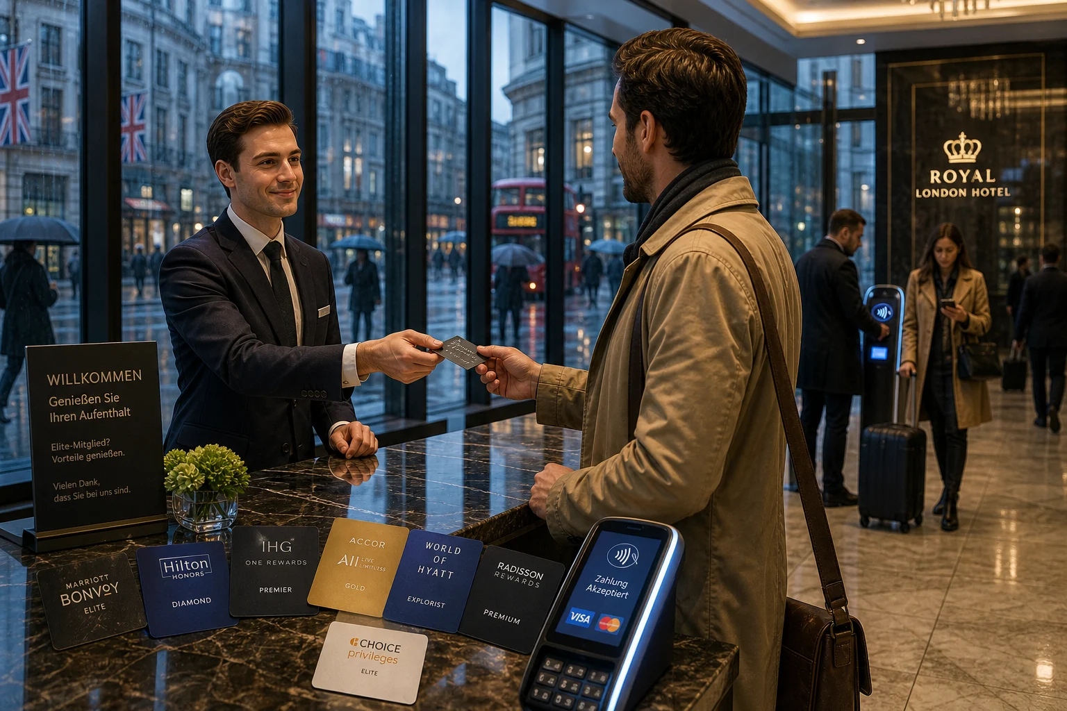 UK-Debitkarten werden Hotel-Treiber