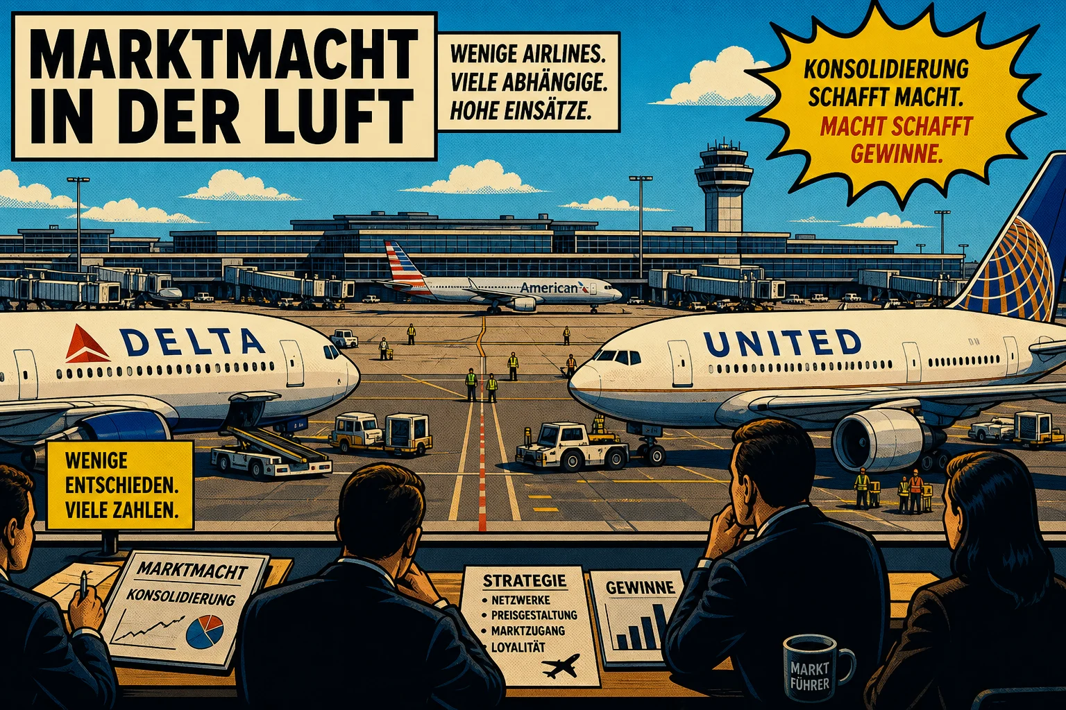 United stoppt Mega-Fusionen im Airline-Markt