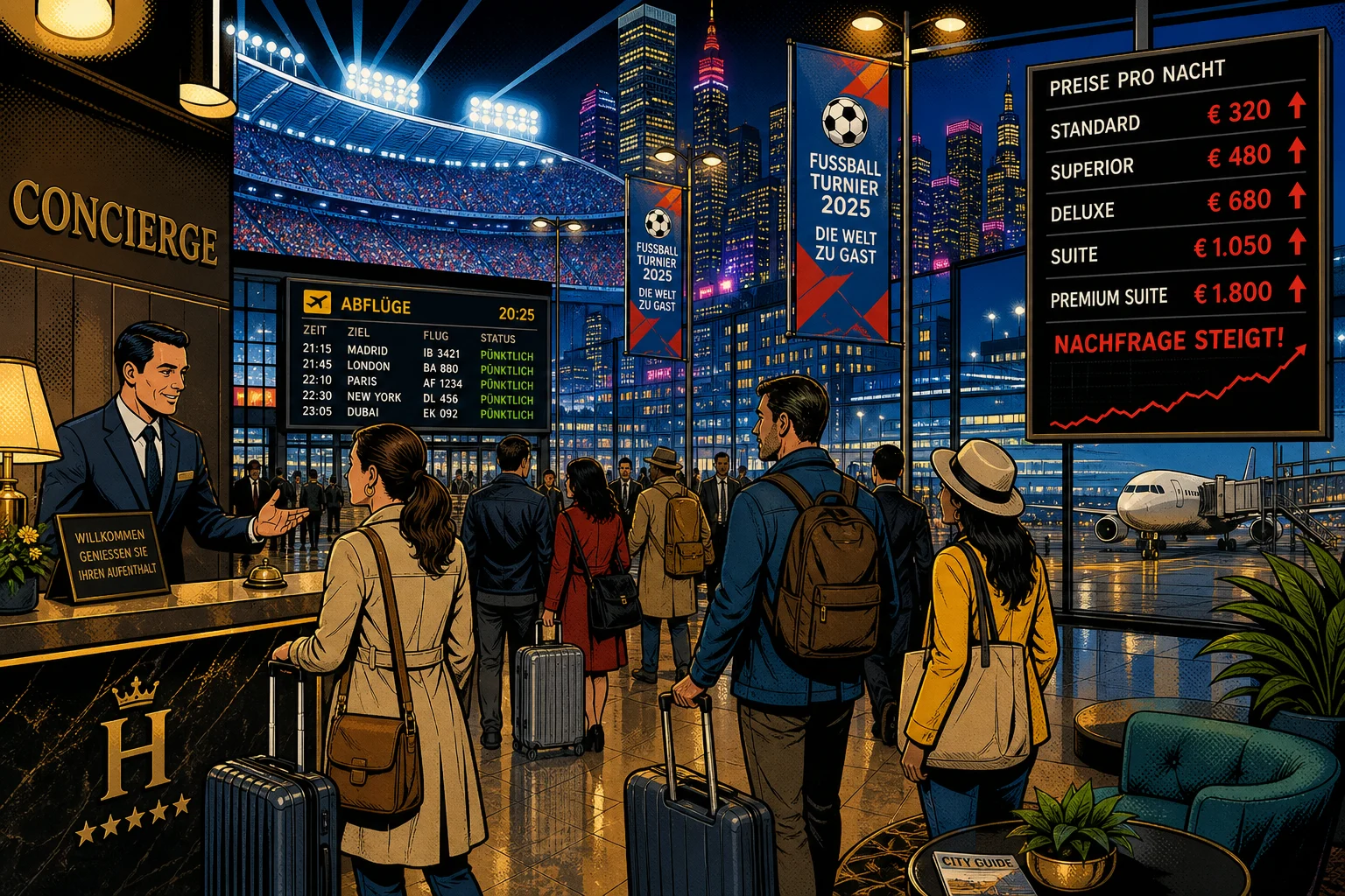 World Cup bringt Hotels Geld, Airlines kaum