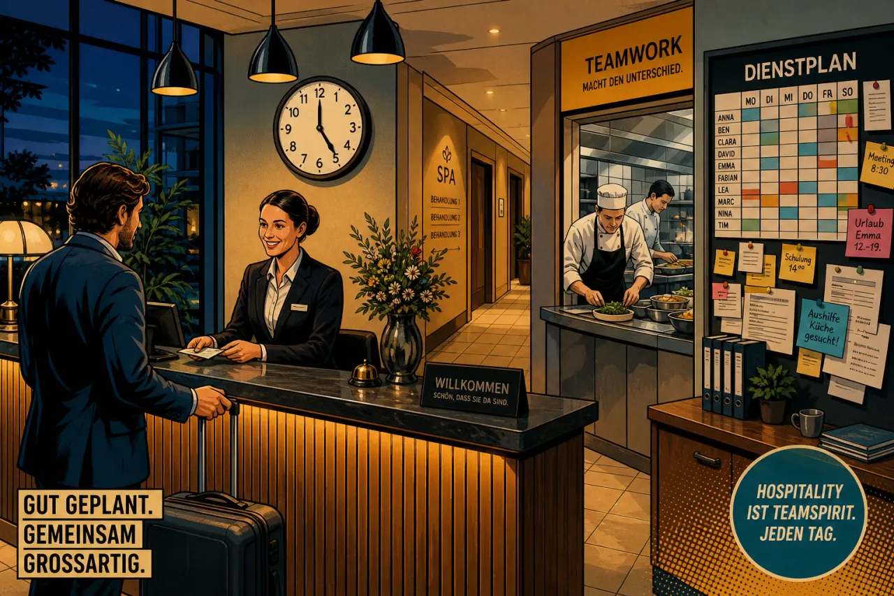 Arbeitszeitwünsche treffen die Hospitality-Branche