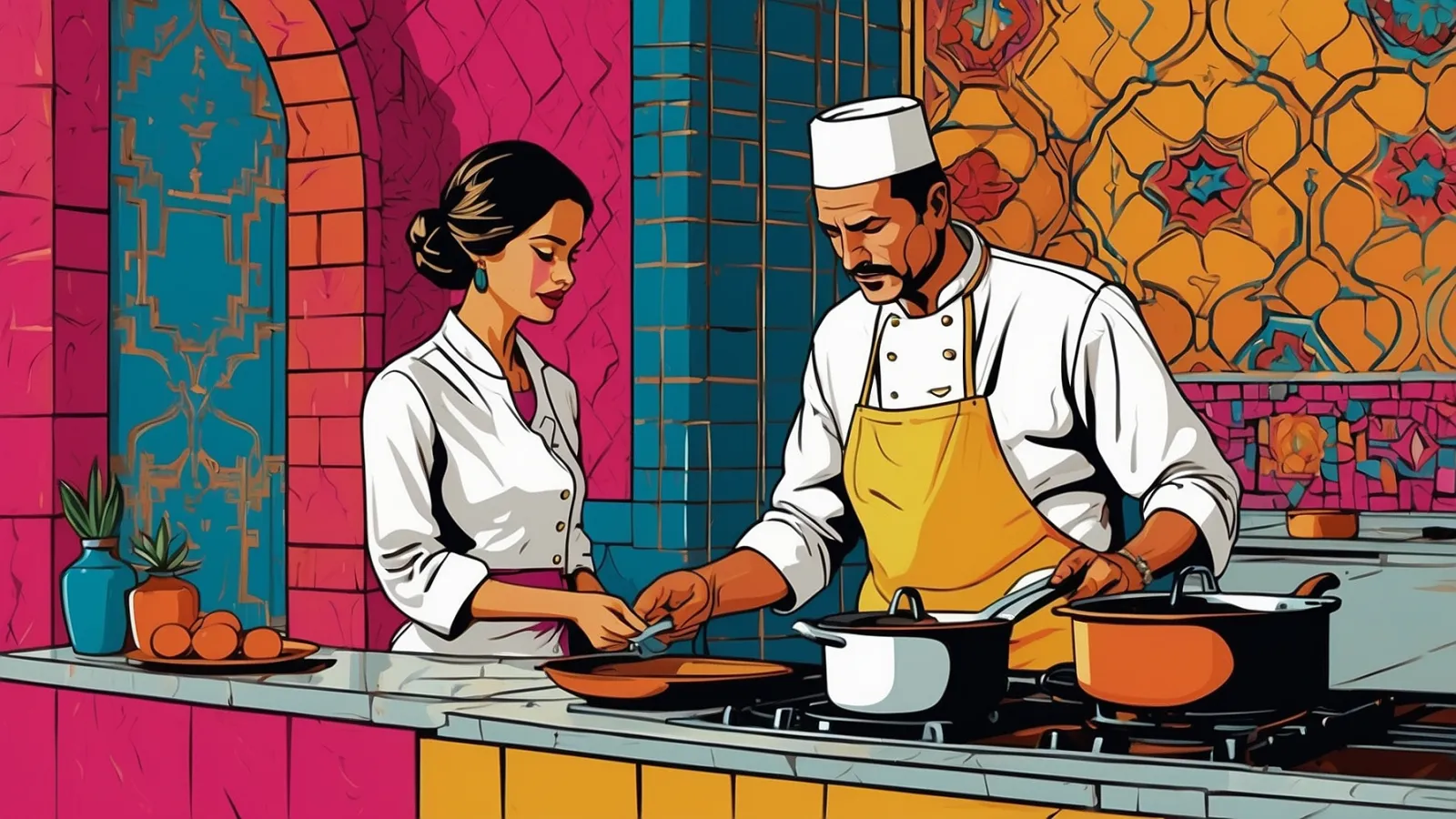 Hilton-CEO lernt kochen: Tagine in Rabat mit Chef Adil
